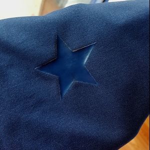 LAST REDUCTION BEFORE DONATION Jessica Simpson active legging pants blue stars S